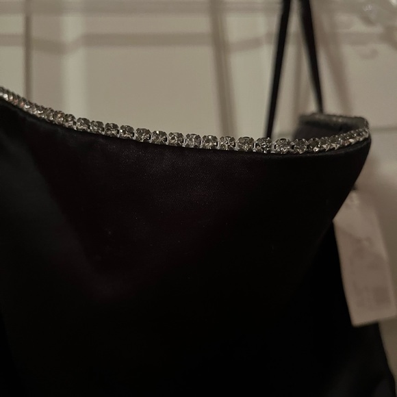 Black Strapless Cocktail Dress - Picture 5 of 5